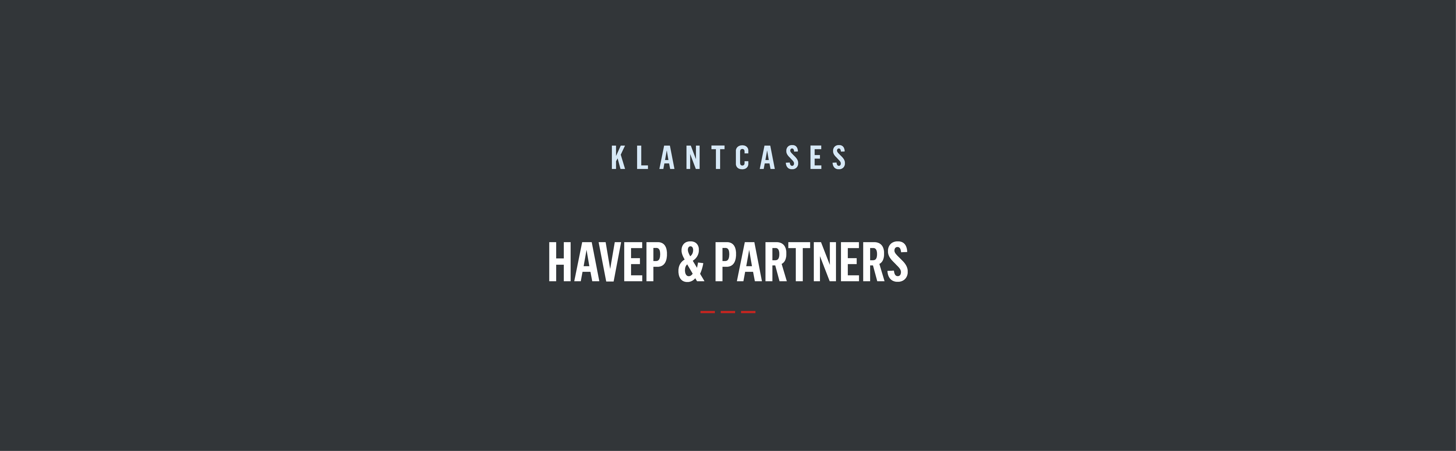 HAVEP Klantcases banner