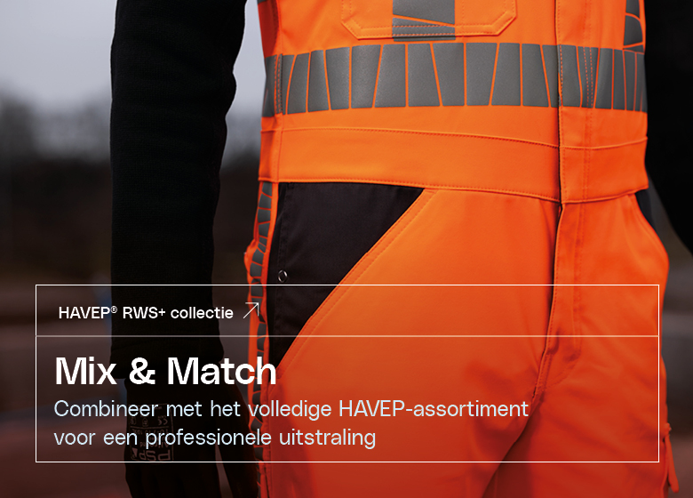 RWS werkkleding van HAVEP heeft een ruim assortiment